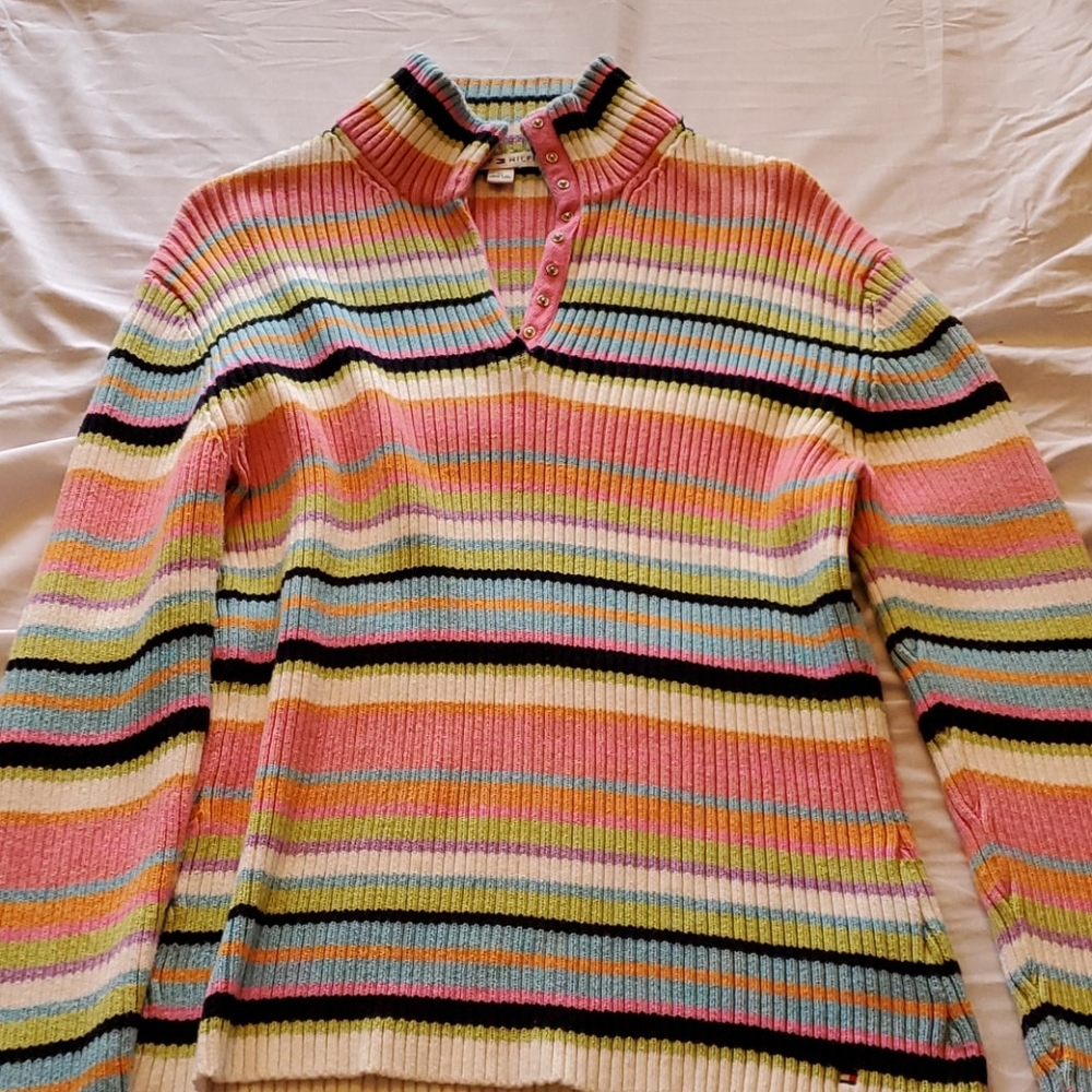 Reto muted rainbow sweater